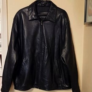 BRANDINI, MEAN JACKET, 100% LAMB LEATHER.